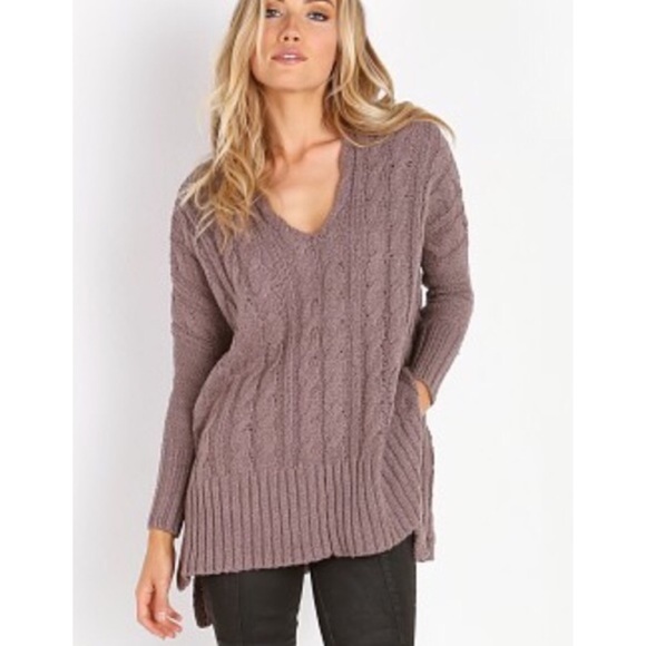 Free People Sweaters - ✭[free people] cable knit v-neck sweater